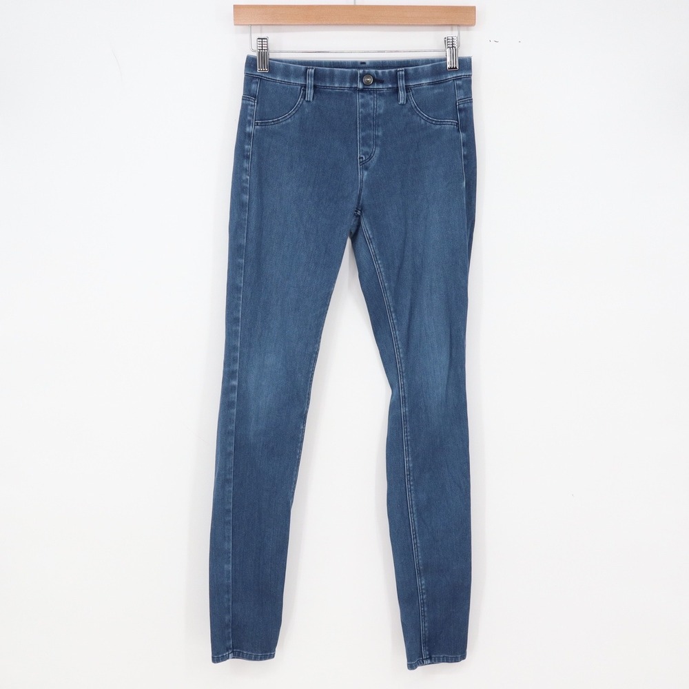 Uniqlo Leggings Pants Womens XS Ultra Stretch Blue Denim Skinny Excellent